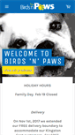 Mobile Screenshot of birdsnpaws.com